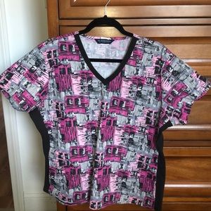 Ladies XL scrub top